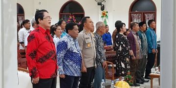 Hadiri Perayaan Natal Bersama, Kapolres Donggala Sampaikan Pesan – peasan Kamtibmas