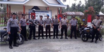 Polres Donggala Terjunkan Ratusan Personil, Perayaan Puncak Natal Berlangsung Dengan Aman Dan Kondusif.