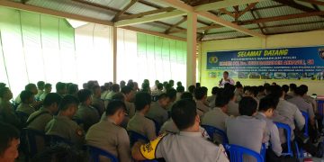 Polres Donggala – Bhabinkamtibmas mengikuti giat asistensi oleh pembina fungsi