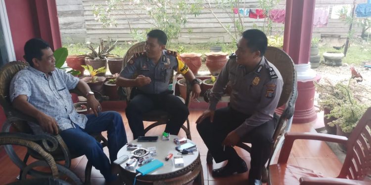 Kapolsek Sojol melaksanakan Sambang Di wilayah Kec. Sojol
